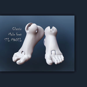 Мужские ноги 3D файлы STL БЖД кукла