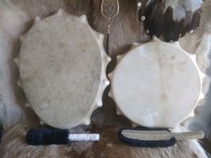 Бубен 30, 35, 40, 45, 50, 55, 60, 70,80 см с рогами в интернет-магазине ...