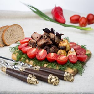 шампура с деревянной ручкой