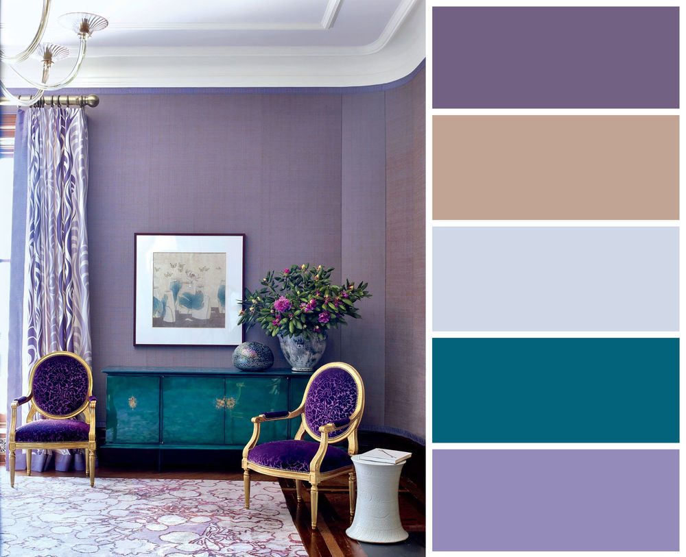 Lilac Сolor in Interior: Combinations of Colors | Журнал Ярмарки Мастеров