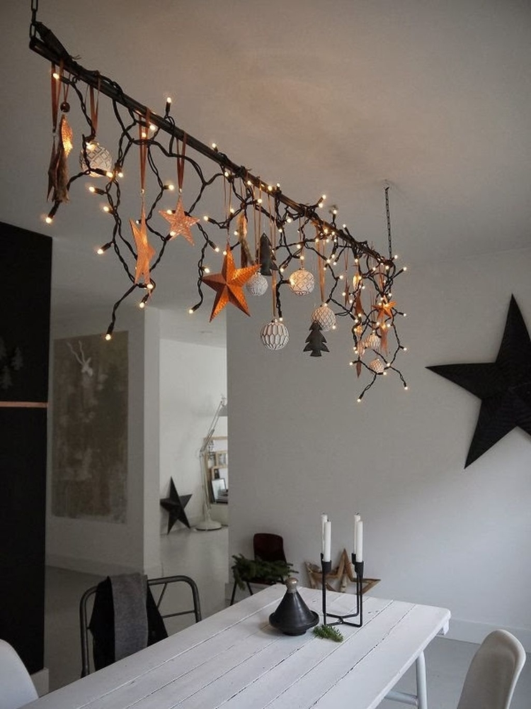 Внесите больше света в свой дом! 35+ идей декора световой гирляндой, фото № 18