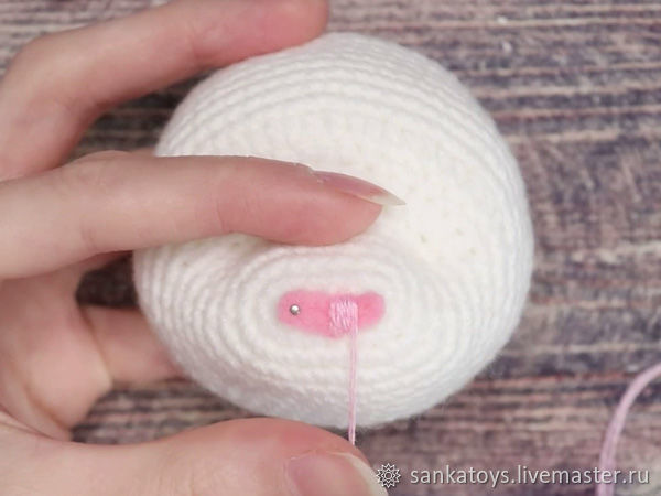 Вышиваем объемный носик игрушке, фото № 6