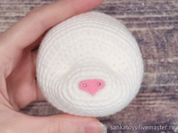 Вышиваем объемный носик игрушке, фото № 3