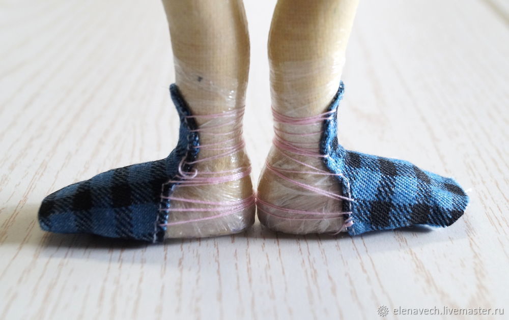 Шьём текстильные ботиночки для куклы. Часть 1, фото № 21