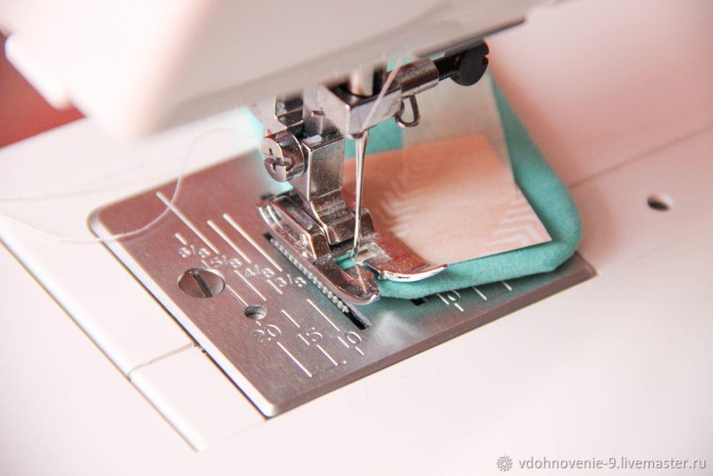 How to Sew Round Corners on Cover Журнал Ярмарки Мастеров