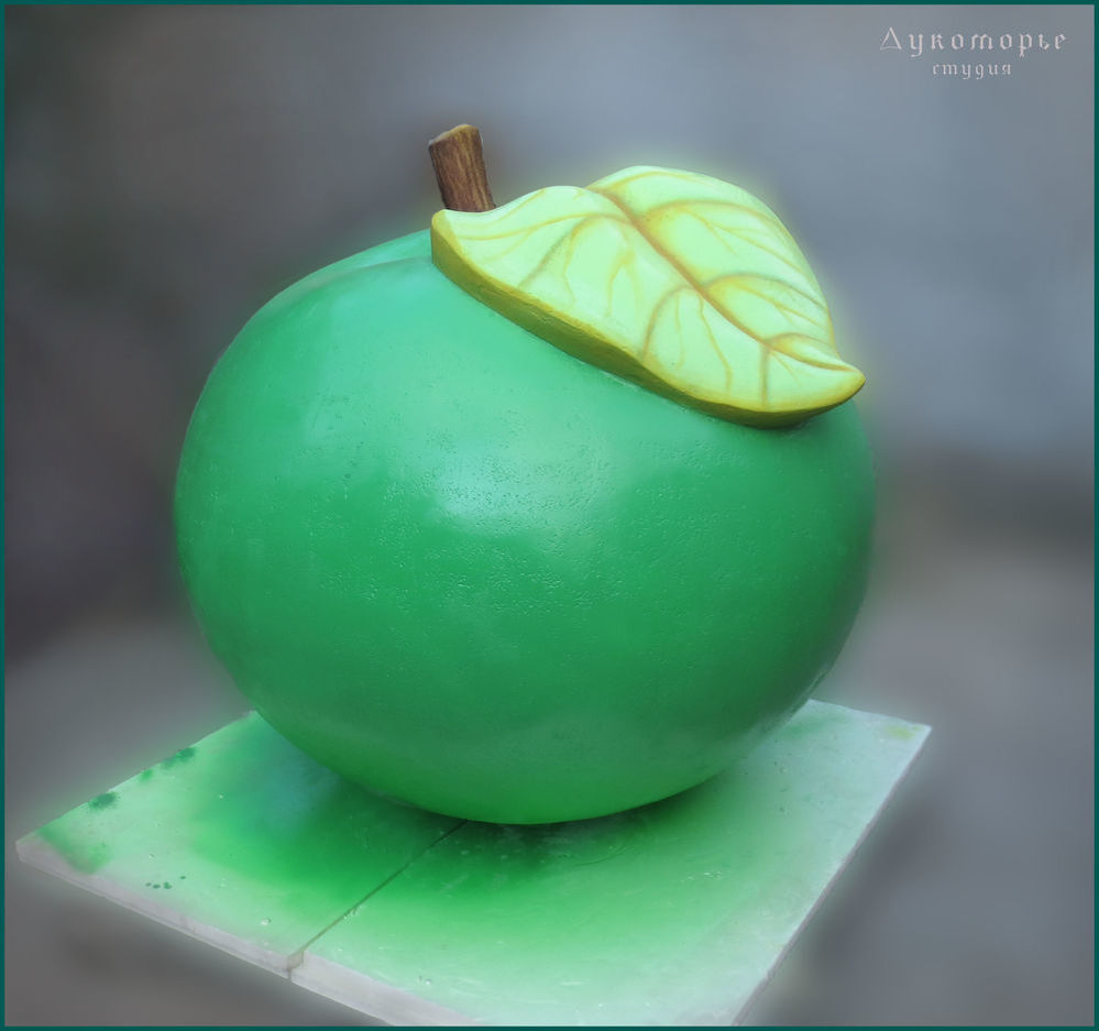 Как сделать яблоко из пенопласта своими руками