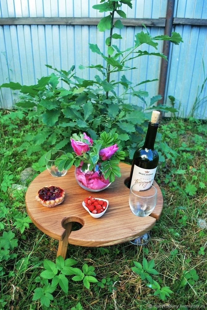 Обзор винных столиков от российских авторов-столяров, фото № 24