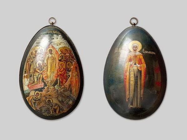 Пасхальные яйца из папье-маше, фото № 6 Пасхальные яйца из папье-маше, фото № 6