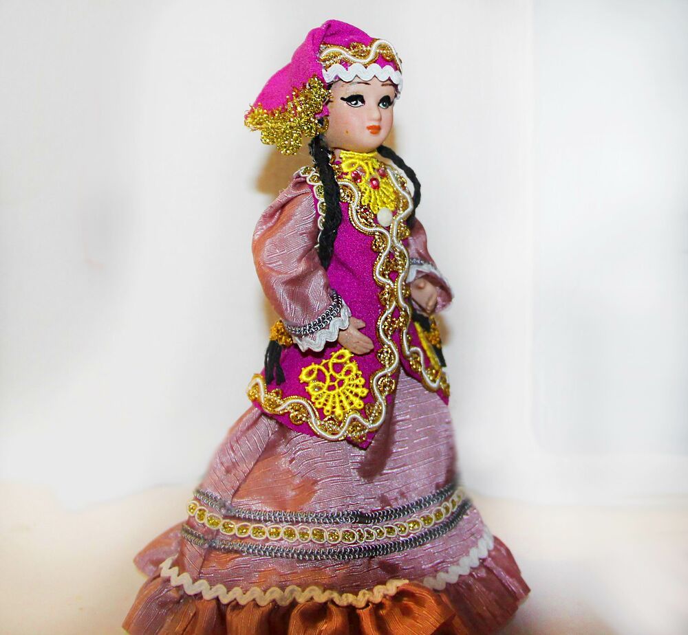 Кукла в народном костюме Веснянка, в татарском костюме Яз весна