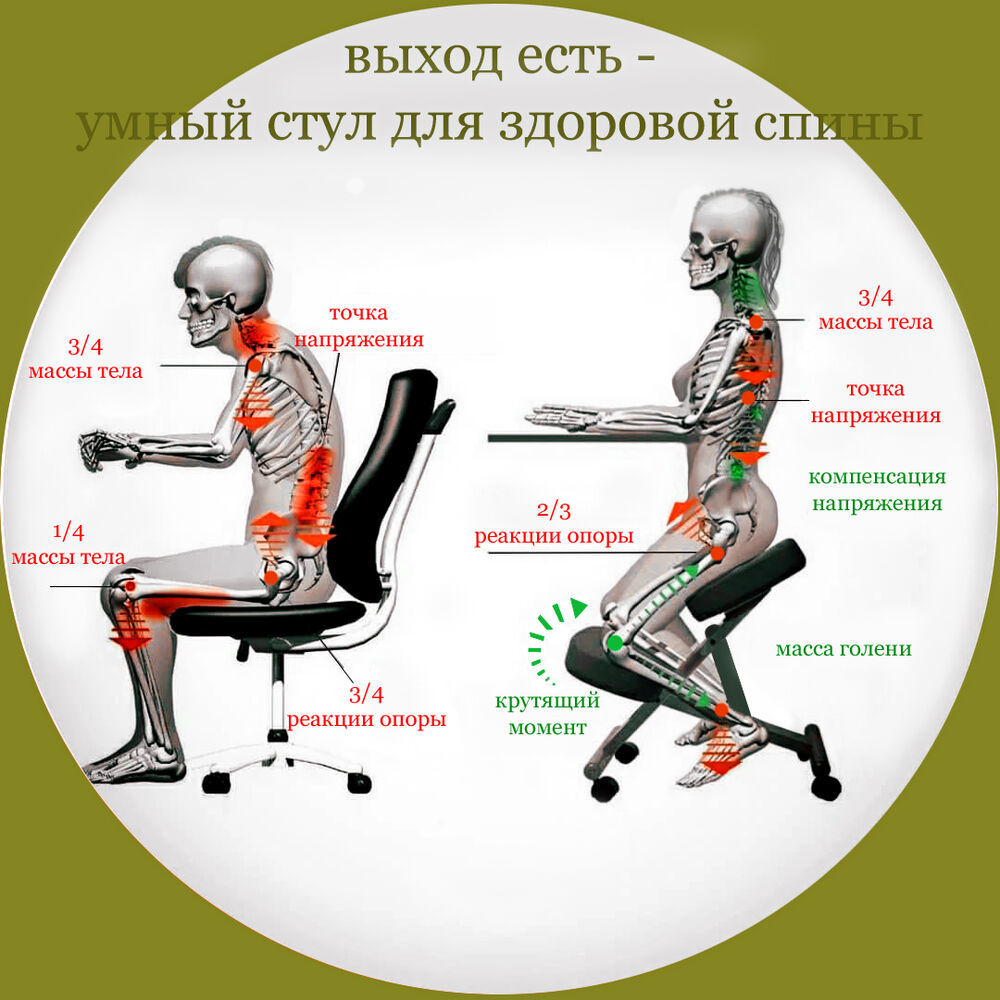 стул для формирования осанки