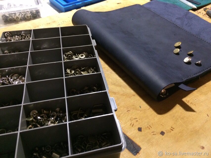 Делаем кожаный блокнот-органайзер формата А4, фото № 25