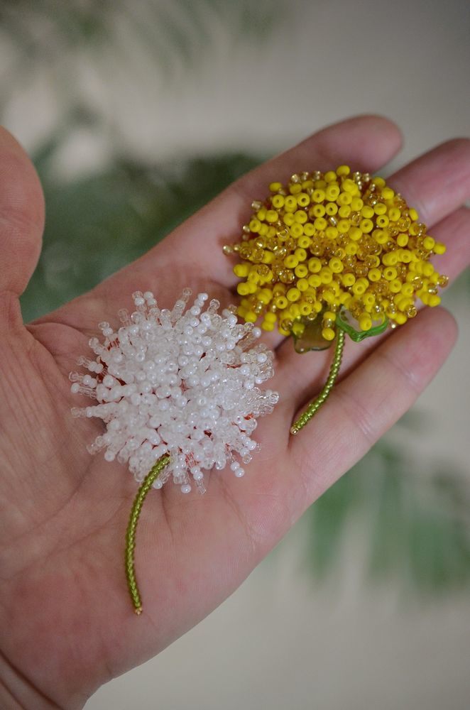 Мастер-класс ростовой пушистый одуванчик /DIY giant fluffy dandelion / Dente-de-leão macio gigante