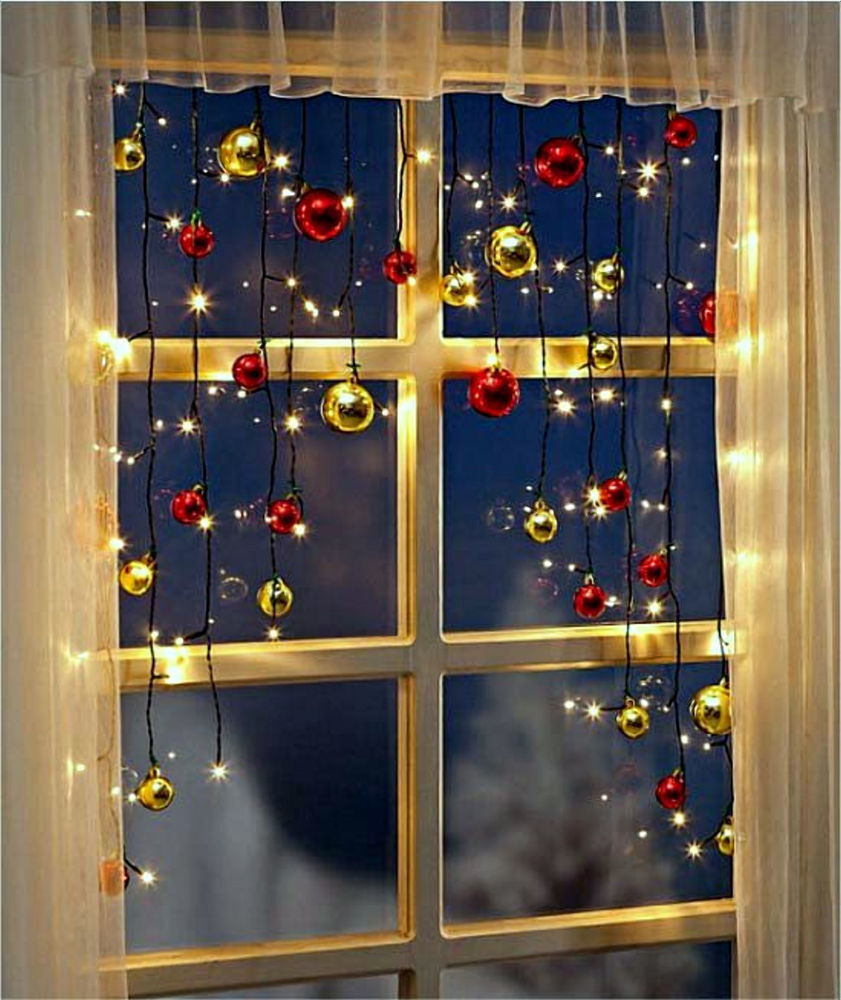 Как красиво украсить окно к Новому году, фото № 2