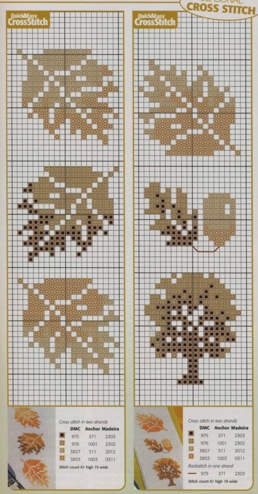 In Love With Autumn 50 Cross Stitch Patterns Zhurnal Yarmarki Masterov