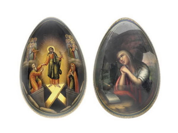 Пасхальные яйца из папье-маше, фото № 5 Пасхальные яйца из папье-маше, фото № 5