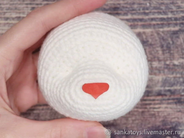 Вышиваем объемный носик игрушке, фото № 2