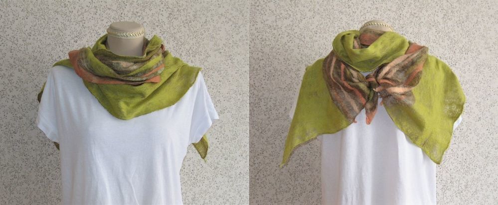 Как красиво завязать широкий шарф палантин. 6 способов, которые я использую, фото № 2