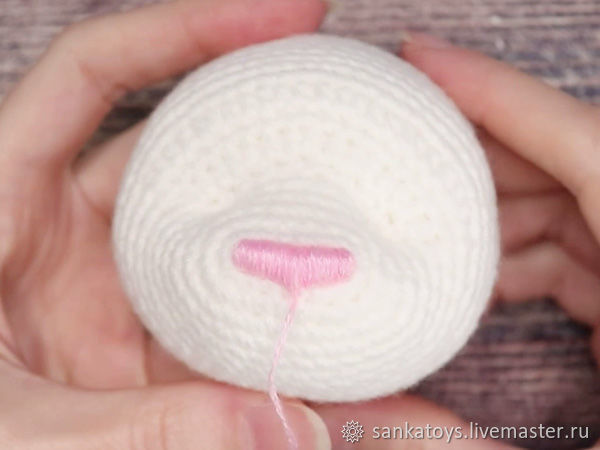 Вышиваем объемный носик игрушке, фото № 10