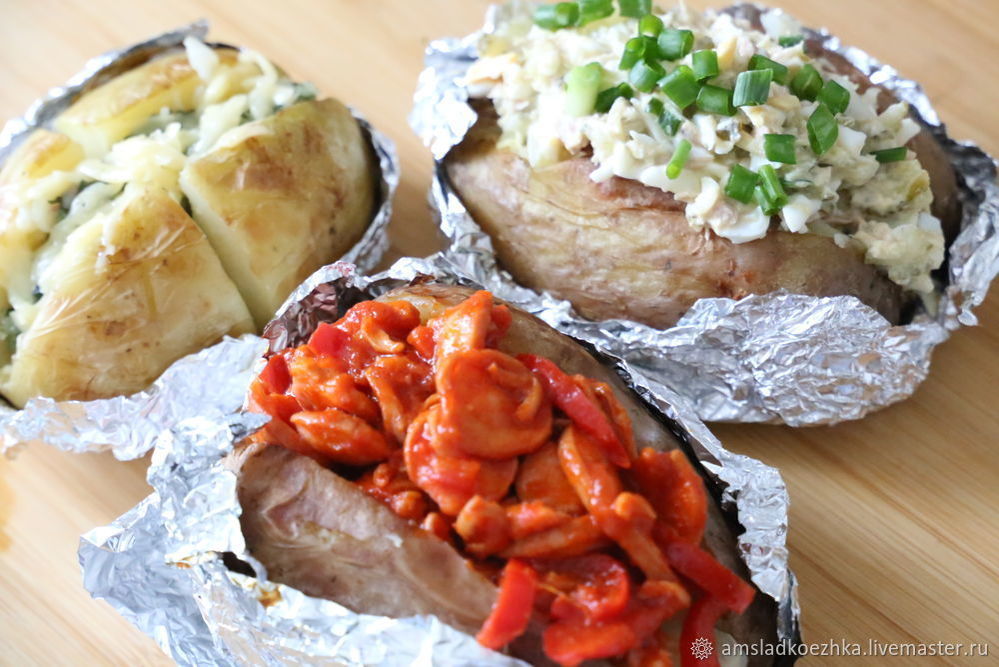 Три варианта разнообразить печёный картофель пошаговые рецепты, фото № 24