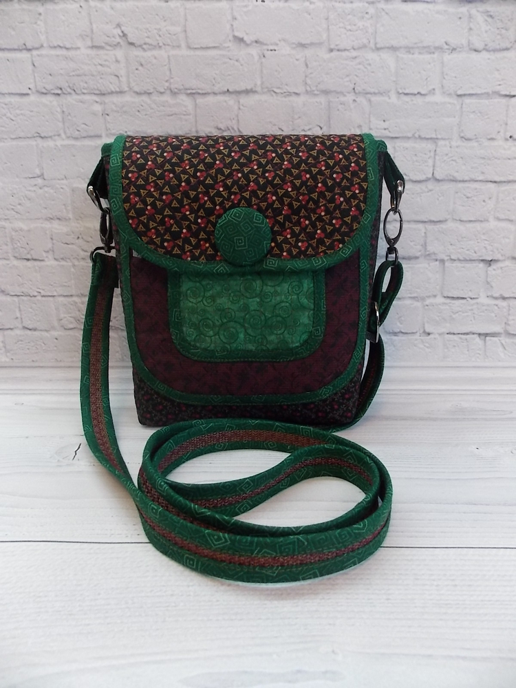 Текстильная сумка с клапаном | Журнал Ярмарки Мастеров