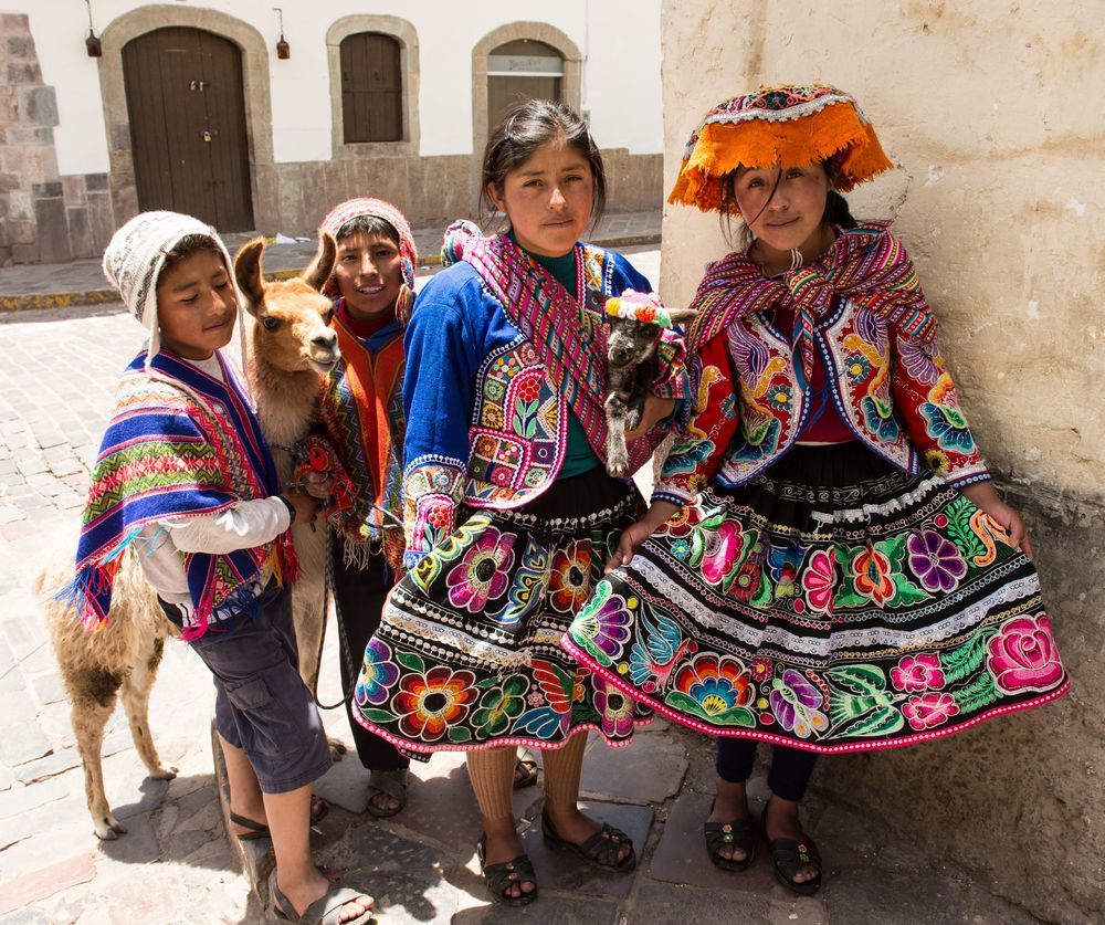 Традиционная одежда кечуанов Перу