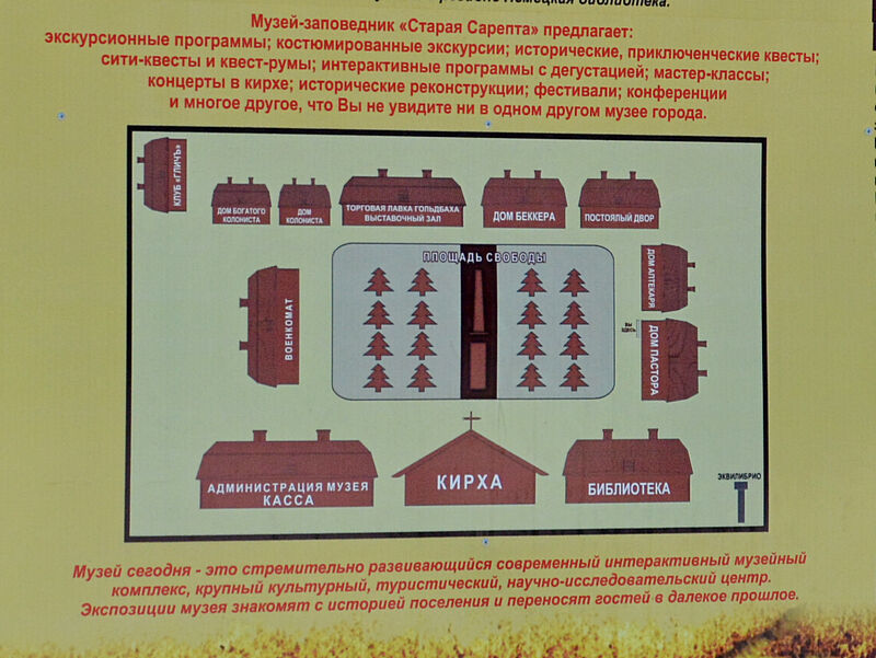 Сарепта волгоград карта