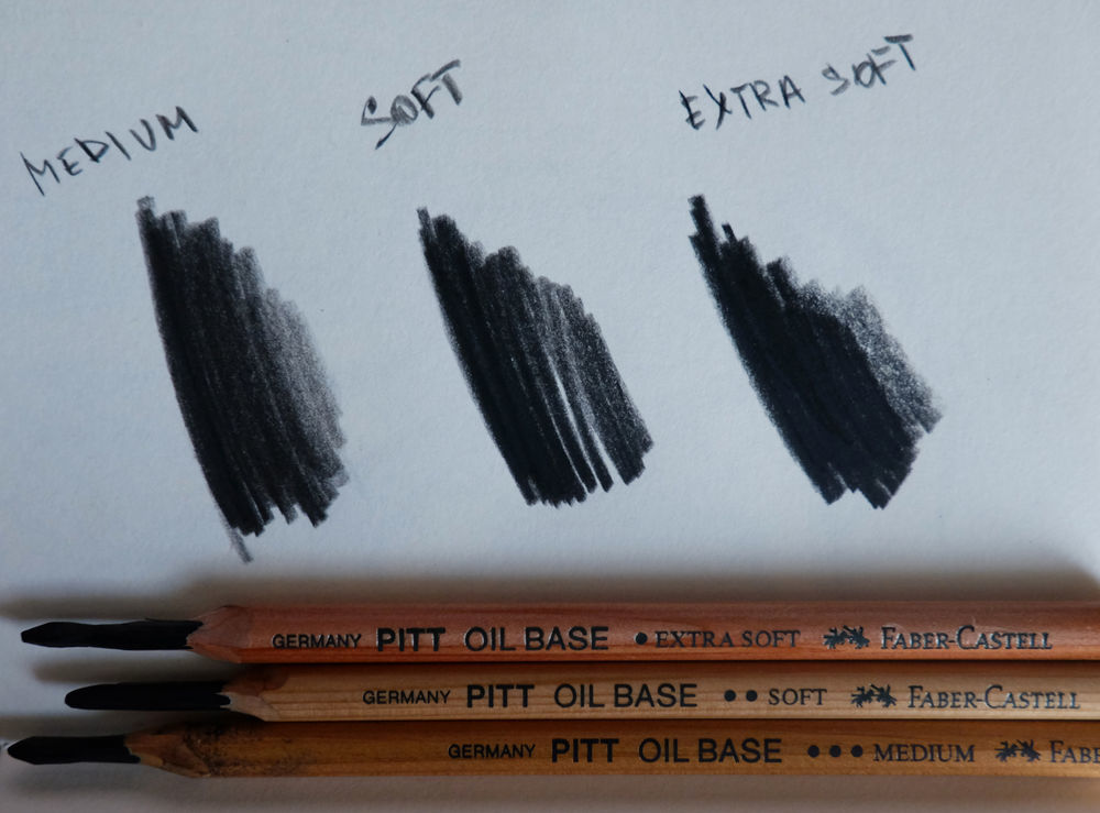 Pitt Oil Base pencil, black extra soft