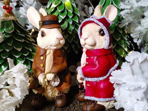 Новогодние игрушки: маленькие кролики - Лайфхакер