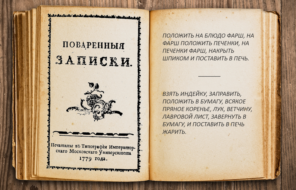 Самая древняя печатная поваренная книга датируется 1500 годом. Она была выпущена
