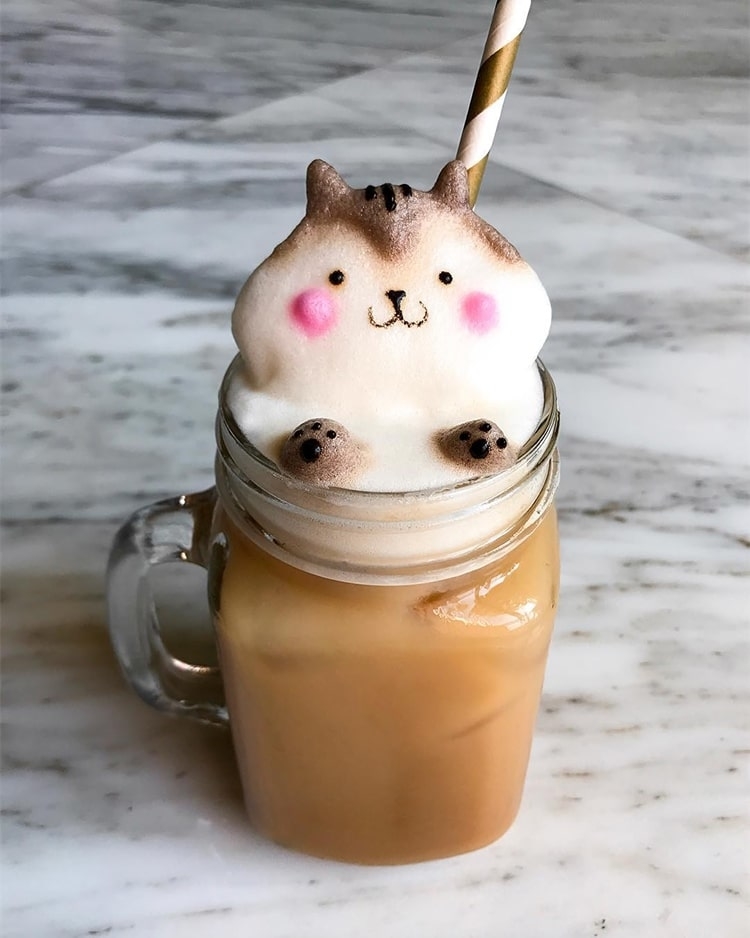 Art Of Coffee Foam: 20 Works By Daphne Tan From Singapore: Ideas &  Inspiration в журнале Ярмарки Мастеров