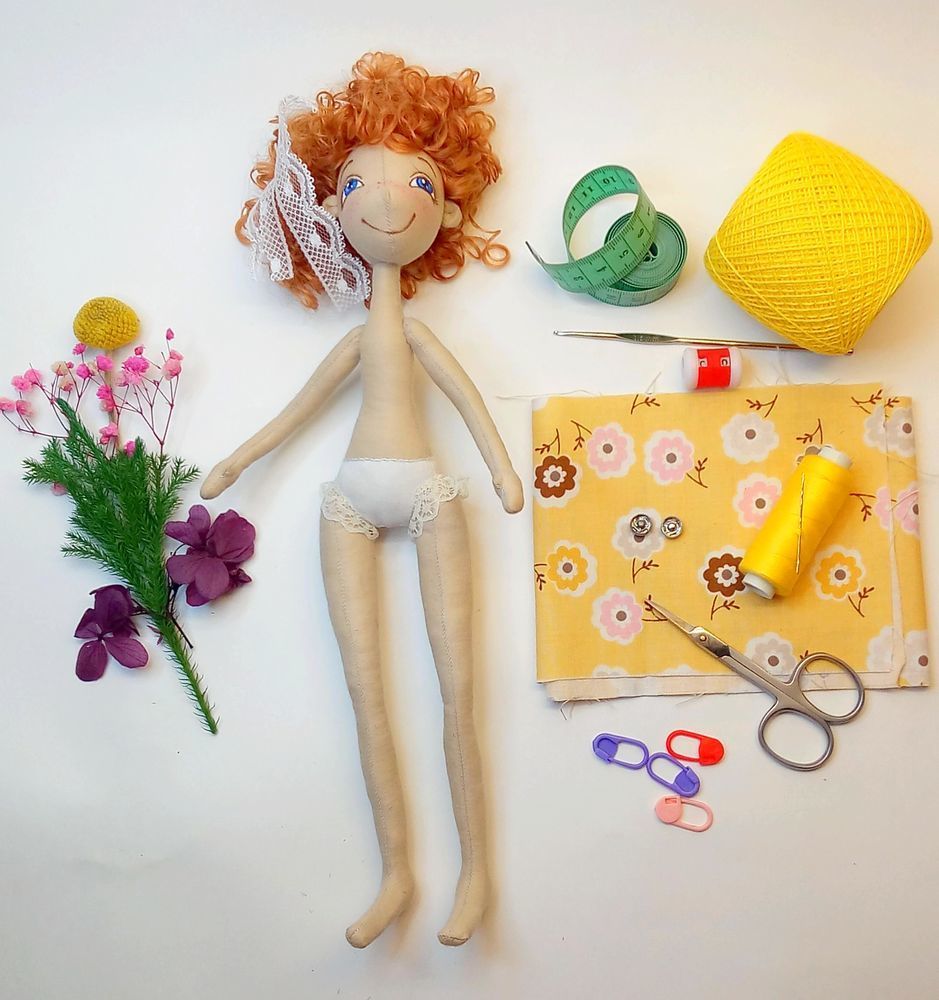 Создаем простое комбинированное платье на куколку, фото № 3