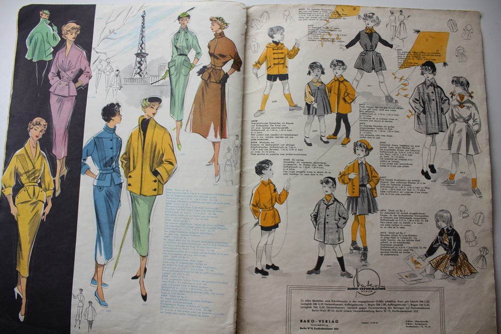 Элегантные линии- старый журнал мод -1953- Редкость, фото № 9