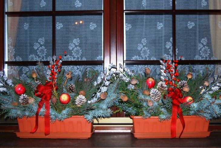 Как красиво украсить окно к Новому году, фото № 10