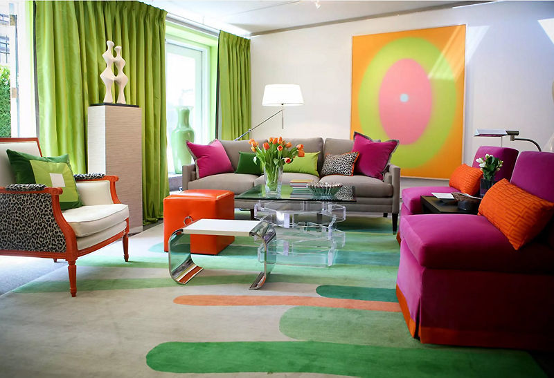 Дизайн интерьера цвет в интерьере, фото № 9