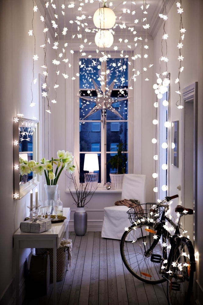 Внесите больше света в свой дом! 35+ идей декора световой гирляндой, фото № 1