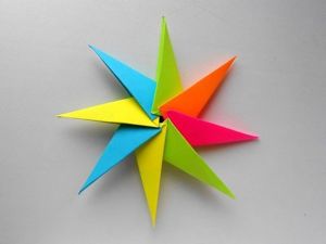 Пятиконечная звезда на елку из бумаги своими руками | Christmas star origami | Christmas craft