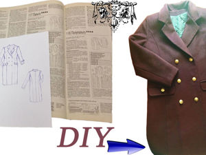 Как правильно построить на простой основе выкройку пальто рубашки. Маленькие секреты и хитрости при