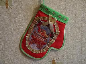 Видео мастер-класс по пошиву новогодней рукавички. Ярмарка Мастеров - ручная работа, handmade.