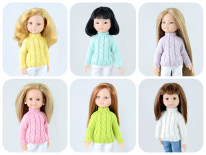 Свитерочки с косами для Paola Reina – статья о рукоделии и творчестве