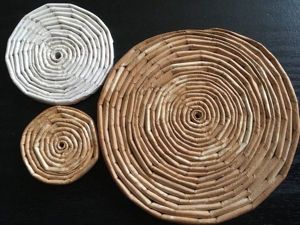 Плетение из бумаги для мастеров и начинающих. Плетение корзин из бумаги
