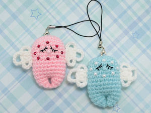 Вяжем крючком брелок «Ангелочек». Ярмарка Мастеров - ручная работа, handmade.