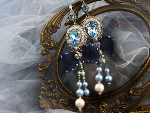 Вебинар: «Вышиваем серьги с кристаллами и жемчугом Swarovski»