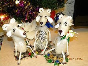 Новогодний костюм овечки и барашка