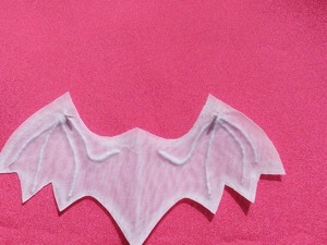 Создаем крылья летучей мышки из органзы и клеевой паутинки. Часть первая. Ярмарка Мастеров - ручная работа, handmade.