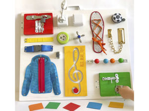 Мастер-класс для родителей «Развивающая игрушка –Бизиборд»