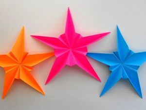 Оригами звезда из бумаги: пошаговый инструктаж с фото