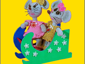 Вяжем мышку крючком. Часть 4. Ярмарка Мастеров - ручная работа, handmade.