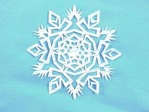 Самые красивые снежинки из бумаги: шаблоны разной сложности