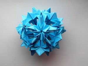 Виртуальный мастер-класс по оригами «Кусудама — шар для счастья»