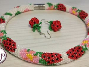 Жгут из бисера мастер-класс. Bead crochet rope tutorial.